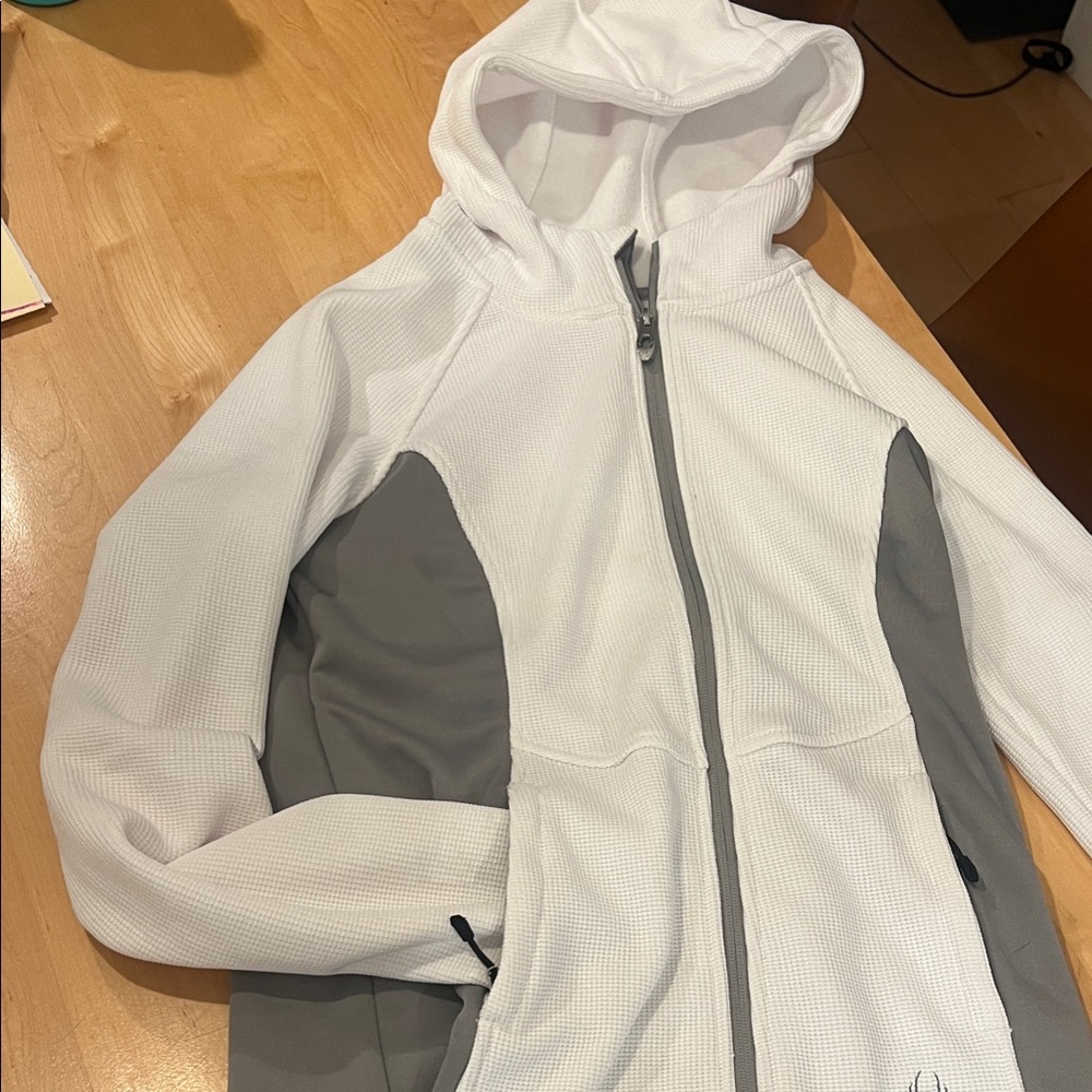 Spyder Women's White and Gray Ski Jacket